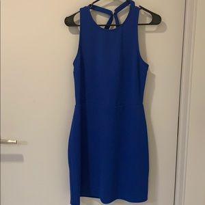 Blue cocktail dress